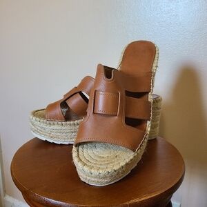 Marc Fisher Robbyn Espadrille Platform Wedge Sandal
